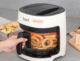 [보랄] 글라스 에어프라이어 3.0L BR-AF30G