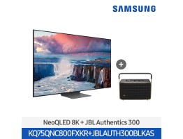 [삼성전자] Neo QLED TV + JBL Authentics 300 KQ75QNC800-A3 (스탠드 기본포함)