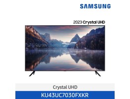[삼성전자] Crystal UHD TV KU43UC7030FXKR (스탠드 기본포함)