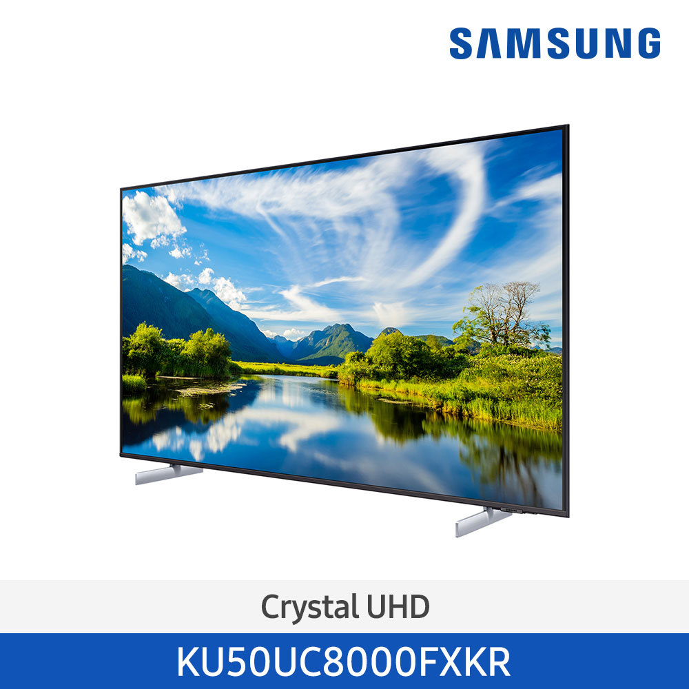 [삼성전자] Crystal UHD TV KU50UC8000FXKR (스탠드 기본포함)