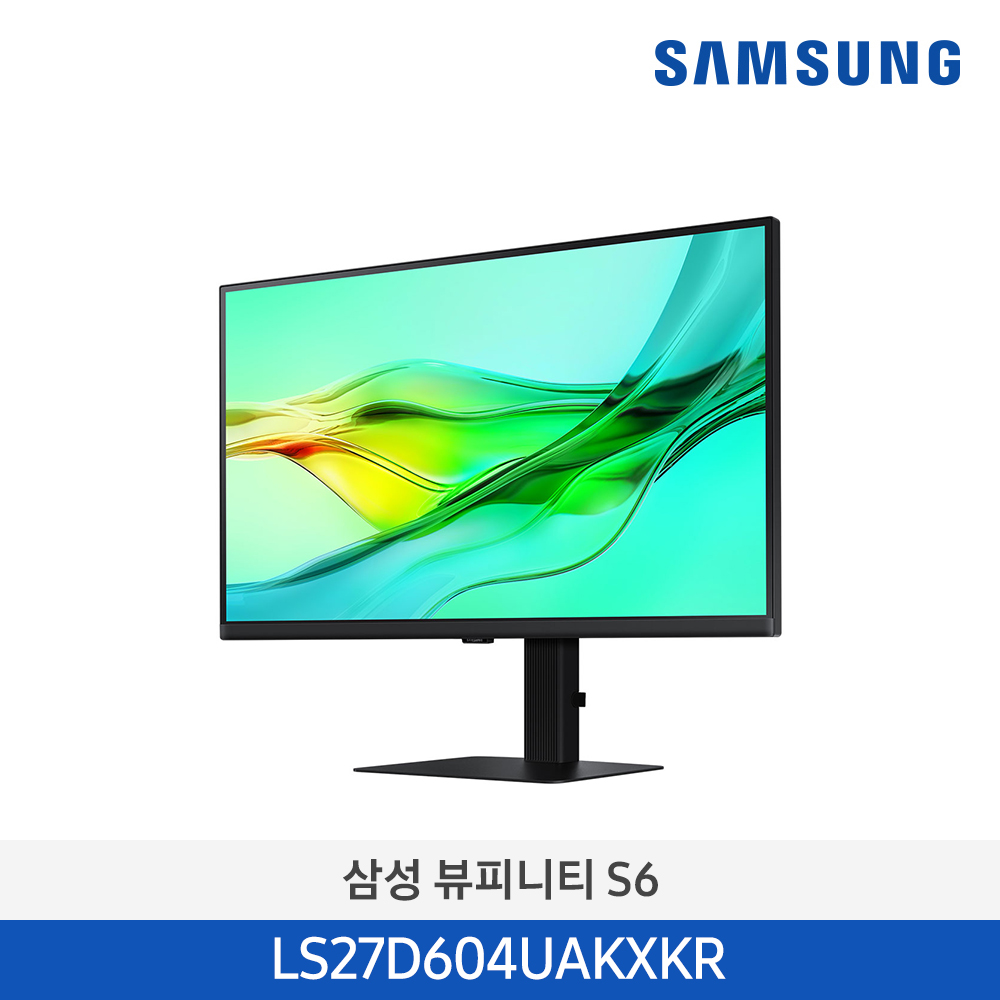 [삼성전자] 고해상도 뷰피니티 S6 (S60UD) 모니터 LS27D604UAKXKR