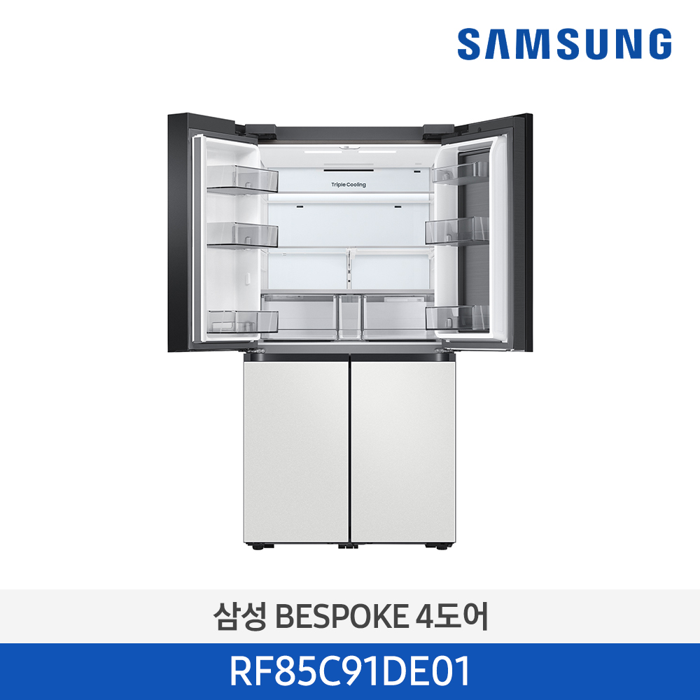 [삼성전자] BESPOKE 냉장고 4도어 RF85C91DE01