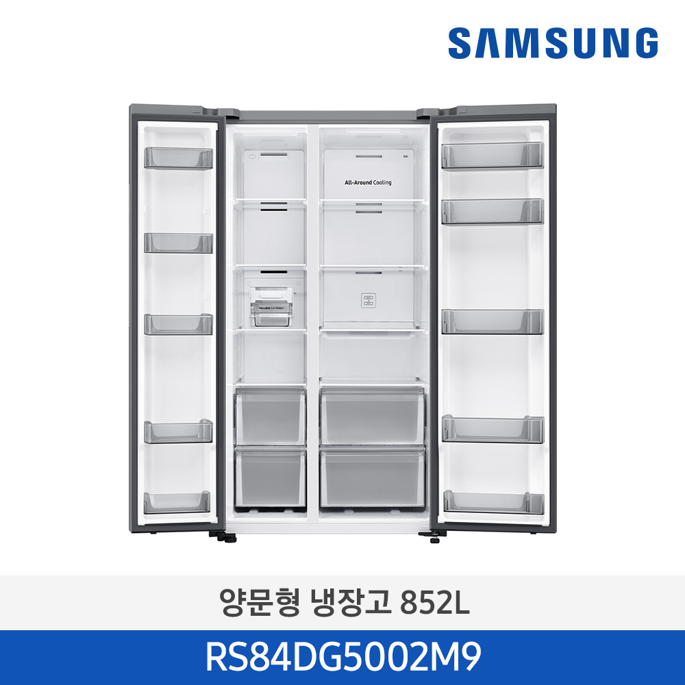 [삼성전자] 2도어 양문형 냉장고 RS84DG5002M9