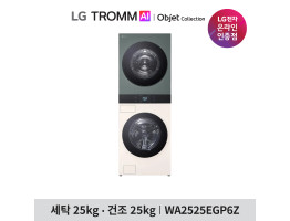 [LG전자] 트롬 AI 오브제컬렉션 워시타워 WA2525EGP6Z