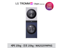 [LG전자] 트롬 AI 오브제컬렉션 워시타워 WA2525YMP6G