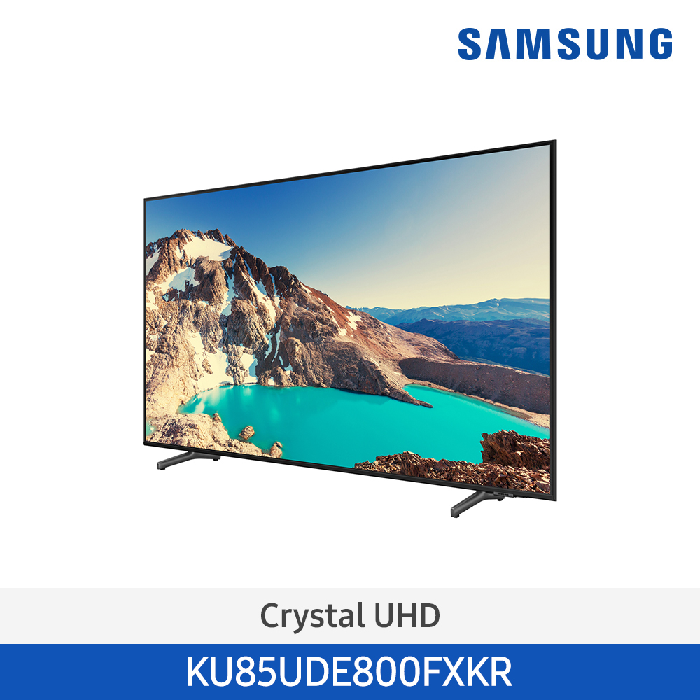 [삼성전자] Crystal UHD TV UDE800 KU85UDE800FXKR (스탠드 기본포함)